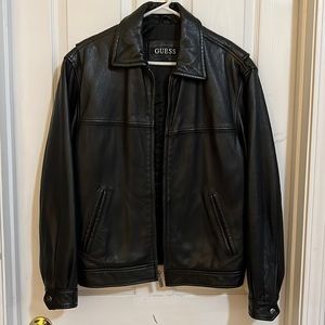 Men’s Guess leather jacket